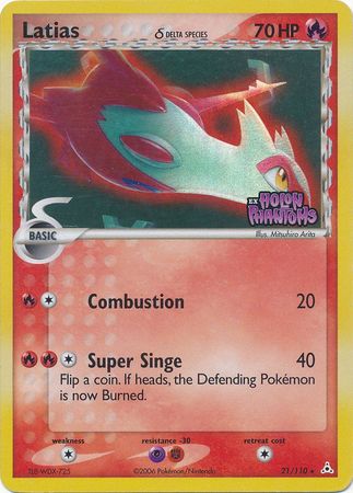 Latias (21/110) (Delta Species) (Stamped) [EX: Holon Phantoms] | Jomio and Rueliete's Cards and Comics