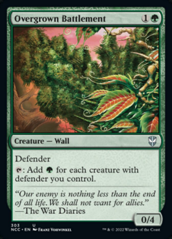 Overgrown Battlement [Streets of New Capenna Commander] | Jomio and Rueliete's Cards and Comics