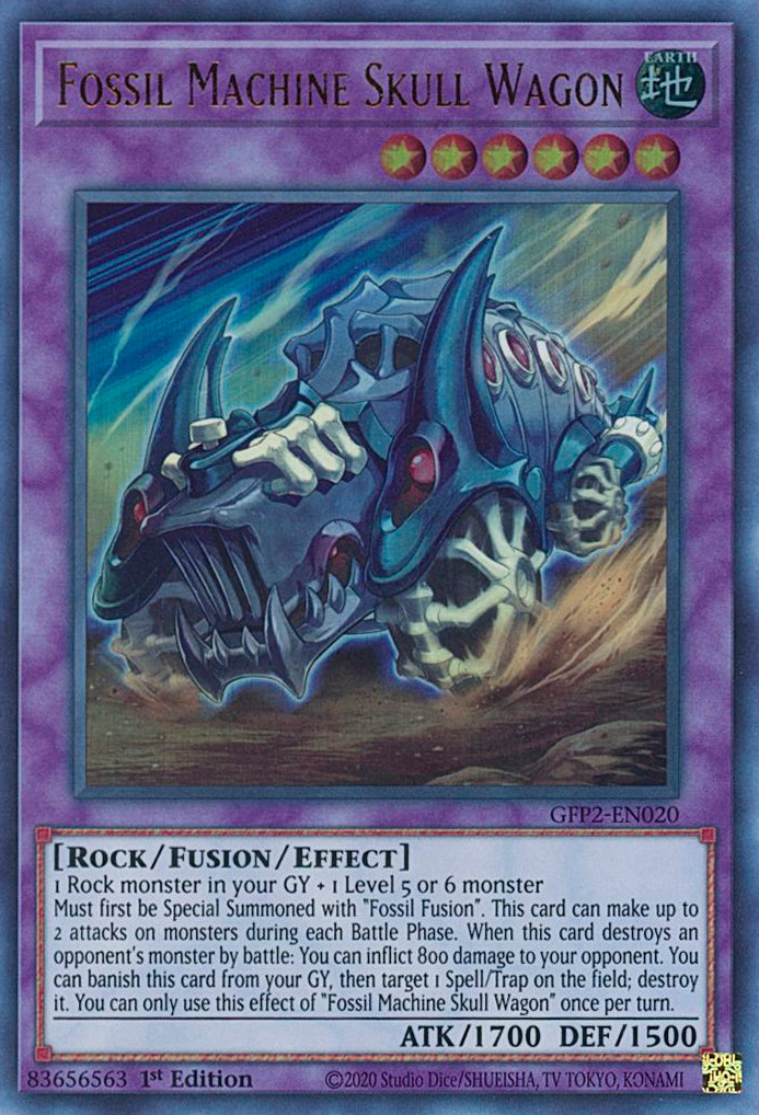 Fossil Machine Skull Wagon [GFP2-EN020] Ultra Rare | Jomio and Rueliete's Cards and Comics