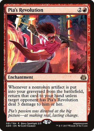 Pia's Revolution [Aether Revolt] | Jomio and Rueliete's Cards and Comics