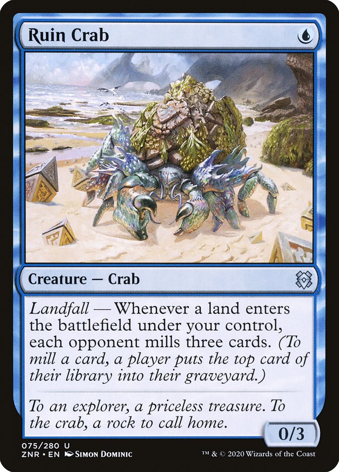 Ruin Crab [Zendikar Rising] | Jomio and Rueliete's Cards and Comics