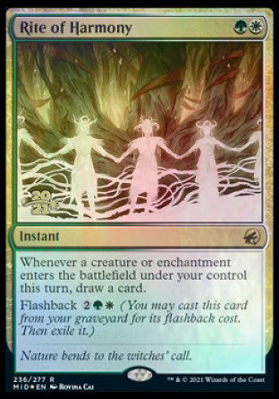 Rite of Harmony [Innistrad: Midnight Hunt Prerelease Promos] | Jomio and Rueliete's Cards and Comics