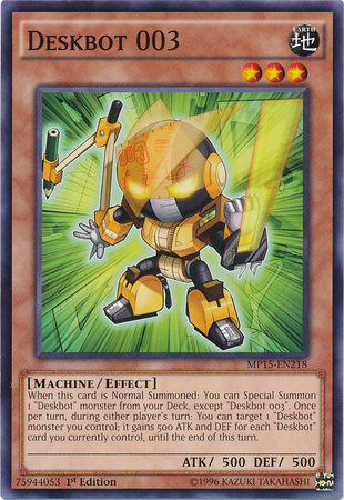 Deskbot 003 [MP15-EN218] Common | Jomio and Rueliete's Cards and Comics