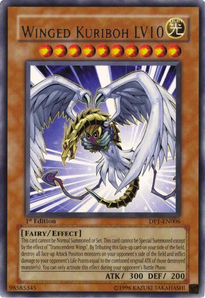 Winged Kuriboh LV10 [DP1-EN006] Rare | Jomio and Rueliete's Cards and Comics