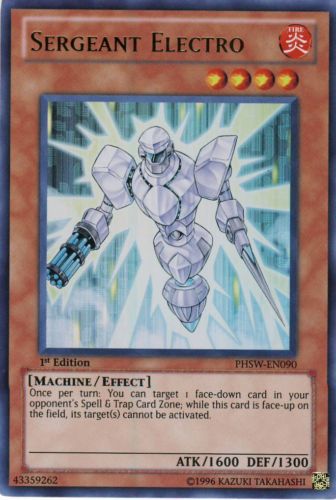 Sergeant Electro [PHSW-EN090] Ultra Rare | Jomio and Rueliete's Cards and Comics