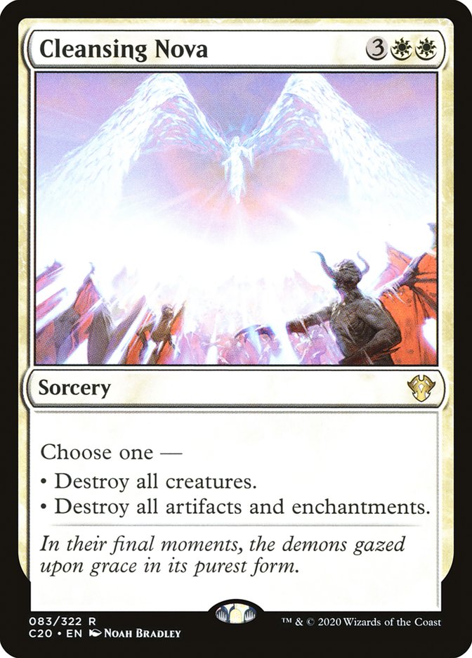 Cleansing Nova [Commander 2020] | Jomio and Rueliete's Cards and Comics