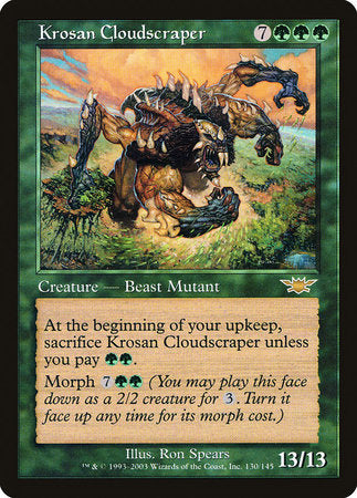 Krosan Cloudscraper [Legions] | Jomio and Rueliete's Cards and Comics
