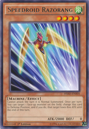 Speedroid Razorang [HSRD-EN004] Rare | Jomio and Rueliete's Cards and Comics