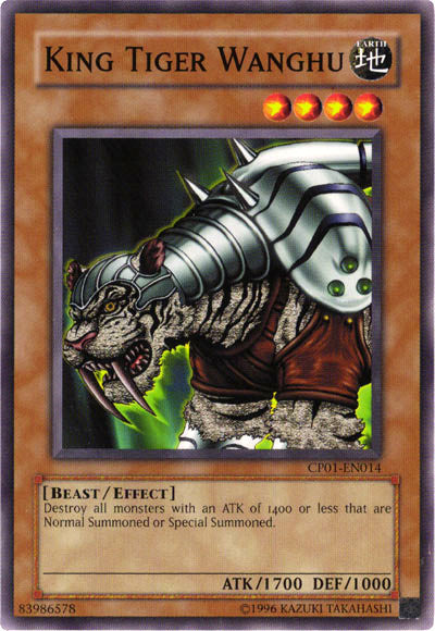 King Tiger Wanghu [CP01-EN014] Common | Jomio and Rueliete's Cards and Comics