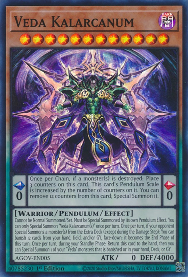 Veda Kalarcanum [AGOV-EN005] Super Rare | Jomio and Rueliete's Cards and Comics