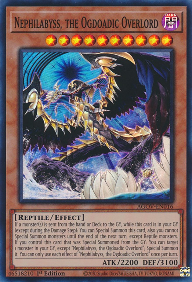 Nephilabyss, the Ogdoadic Overlord [AGOV-EN016] Super Rare | Jomio and Rueliete's Cards and Comics