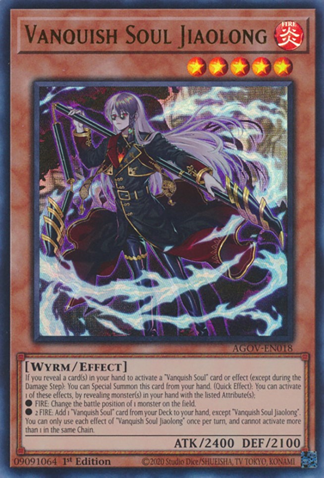 Vanquish Soul Jiaolong [AGOV-EN018] Ultra Rare | Jomio and Rueliete's Cards and Comics