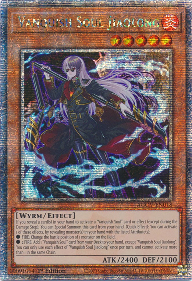 Vanquish Soul Jiaolong (Quarter Century Secret Rare) [AGOV-EN018] Quarter Century Secret Rare | Jomio and Rueliete's Cards and Comics