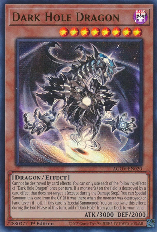 Dark Hole Dragon [AGOV-EN020] Ultra Rare | Jomio and Rueliete's Cards and Comics