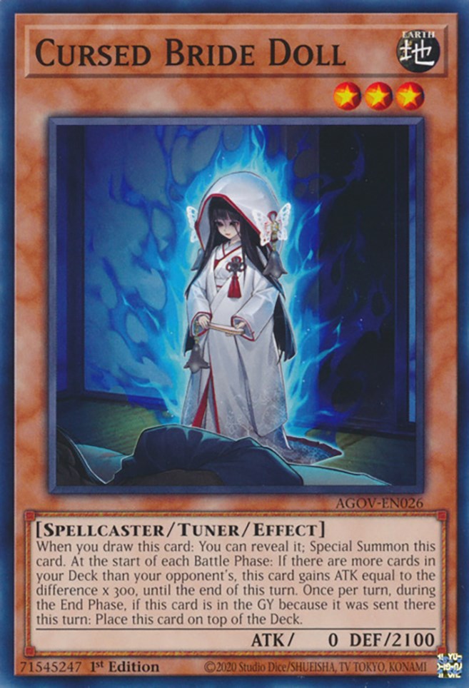 Cursed Bride Doll [AGOV-EN026] Common | Jomio and Rueliete's Cards and Comics
