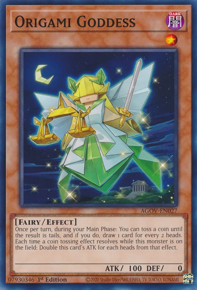 Origami Goddess [AGOV-EN027] Common | Jomio and Rueliete's Cards and Comics