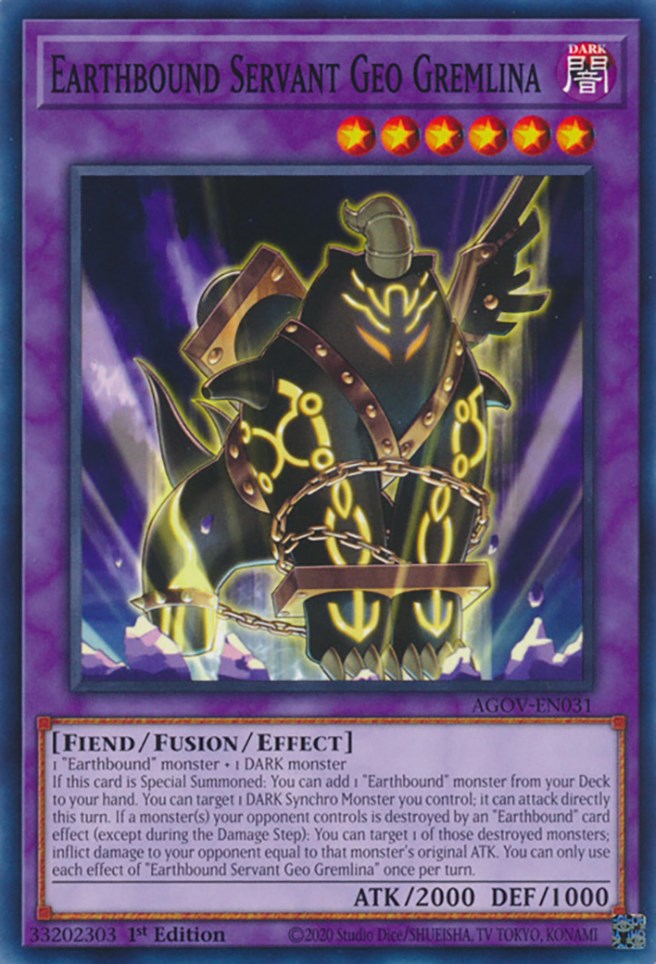 Earthbound Servant Geo Gremlina [AGOV-EN031] Common | Jomio and Rueliete's Cards and Comics