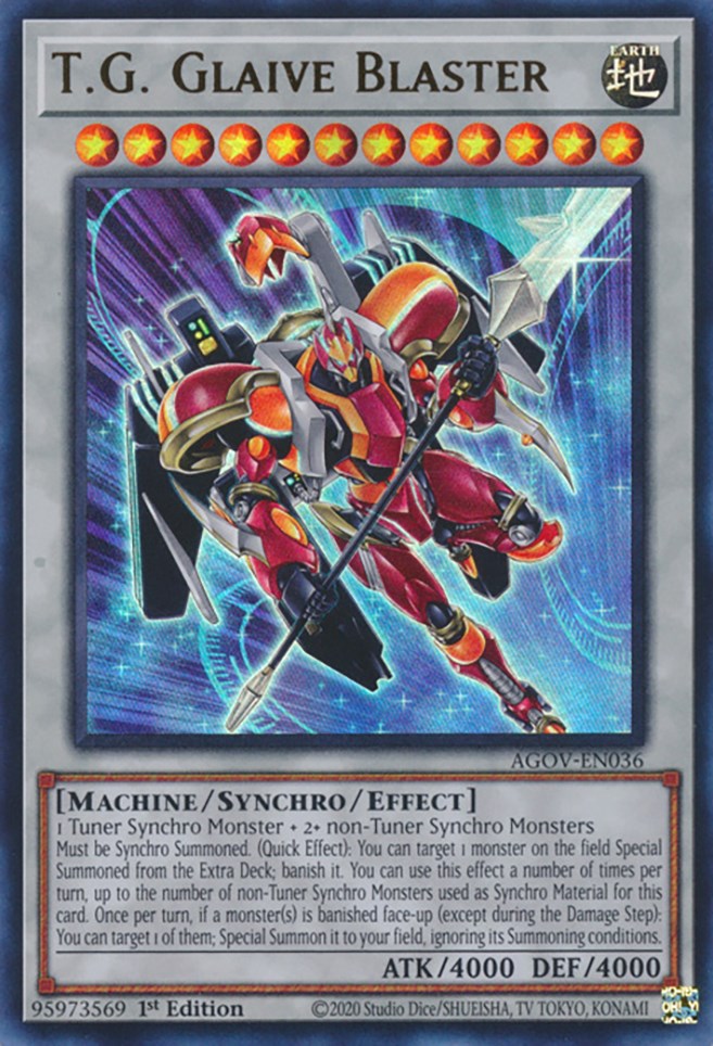 T.G. Glaive Blaster [AGOV-EN036] Ultra Rare | Jomio and Rueliete's Cards and Comics