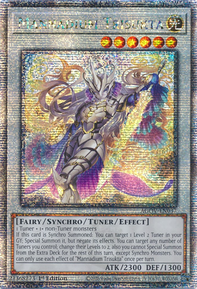 Mannadium Trisukta (Quarter Century Secret Rare) [AGOV-EN037] Quarter Century Secret Rare | Jomio and Rueliete's Cards and Comics