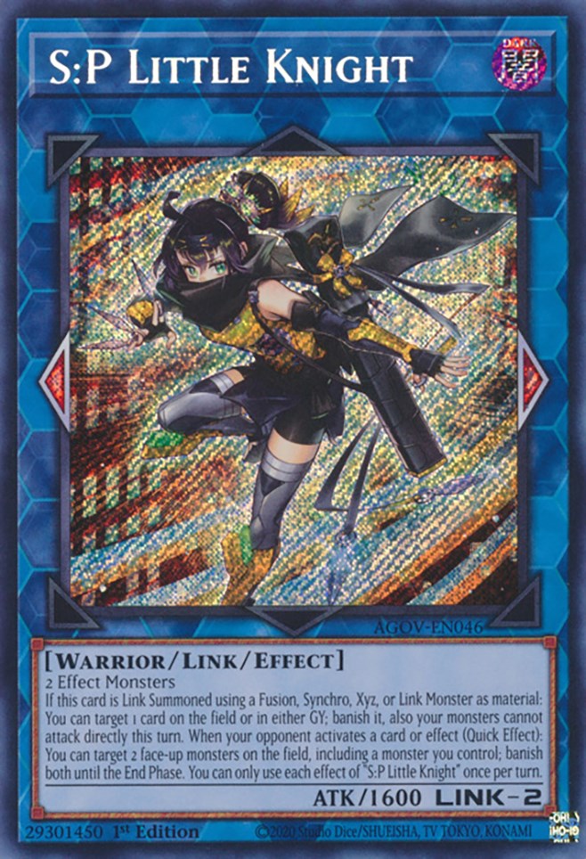 S:P Little Knight [AGOV-EN046] Secret Rare | Jomio and Rueliete's Cards and Comics