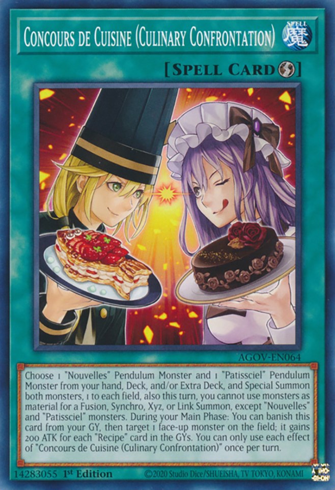 Concours de Cuisine (Culinary Confrontation) [AGOV-EN064] Common | Jomio and Rueliete's Cards and Comics