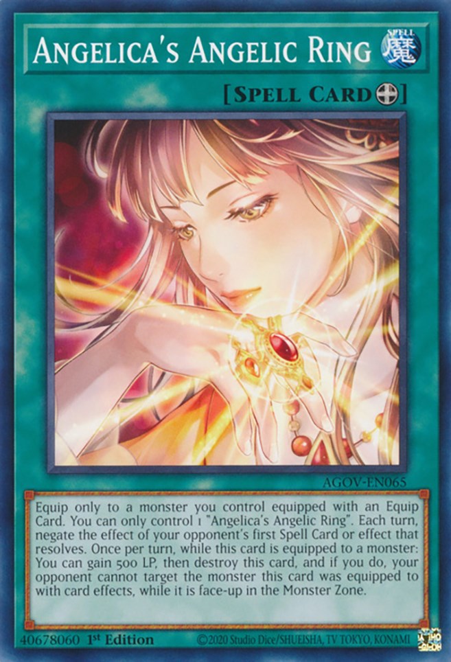 Angelica's Angelic Ring [AGOV-EN065] Common | Jomio and Rueliete's Cards and Comics