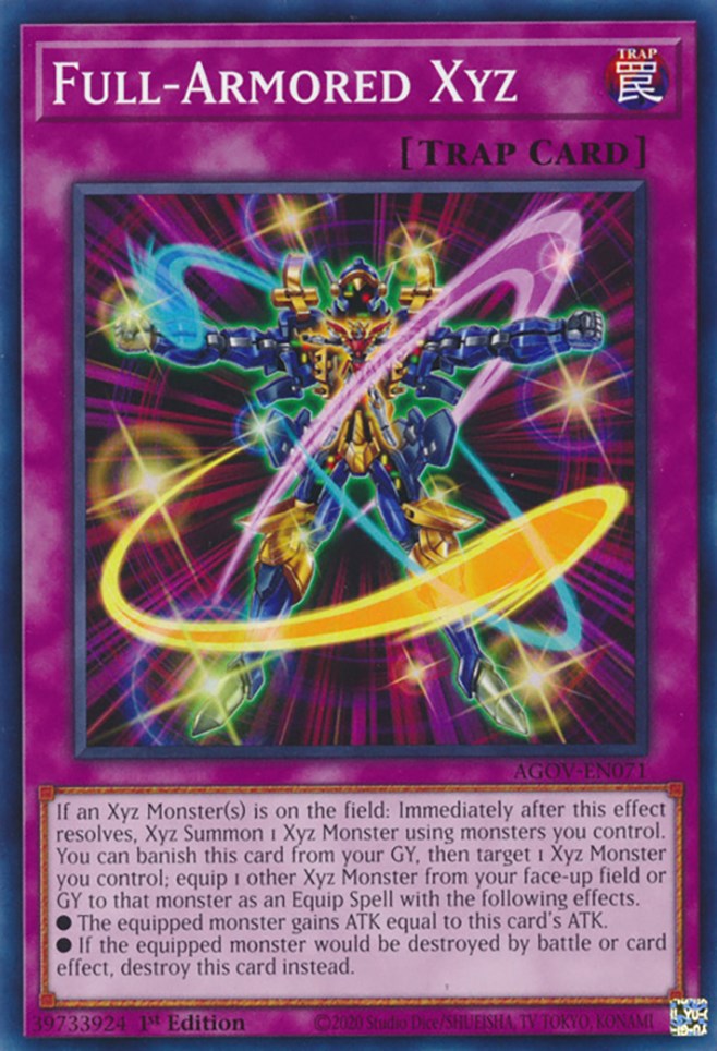 Full-Armored Xyz [AGOV-EN071] Common | Jomio and Rueliete's Cards and Comics