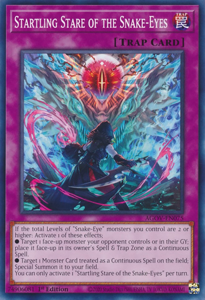 Startling Stare of the Snake-Eyes [AGOV-EN075] Common | Jomio and Rueliete's Cards and Comics