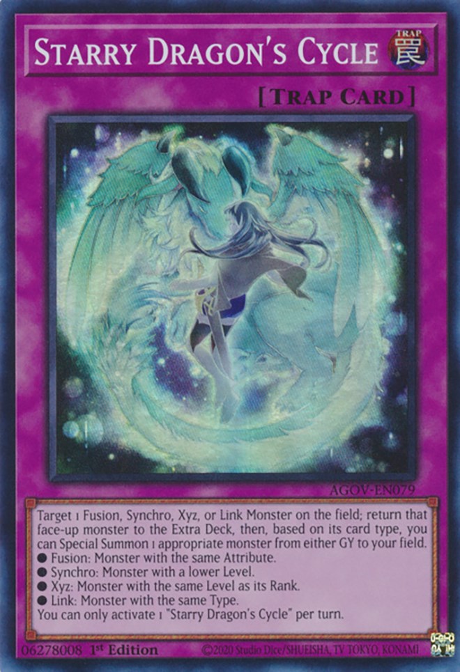 Starry Dragon's Cycle [AGOV-EN079] Super Rare | Jomio and Rueliete's Cards and Comics