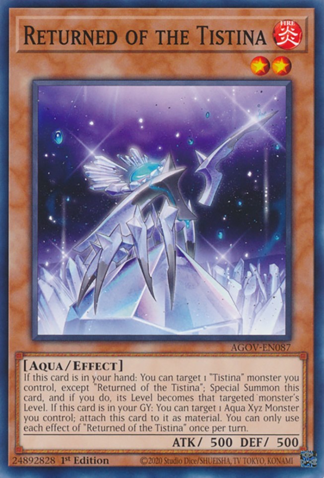 Returned of the Tistina [AGOV-EN087] Common | Jomio and Rueliete's Cards and Comics