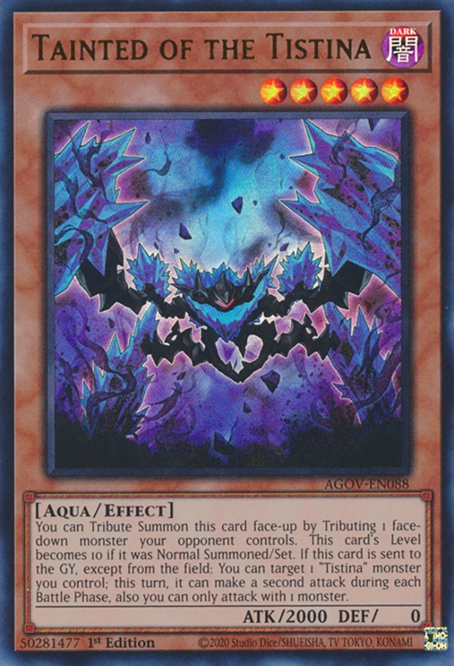 Tainted of the Tistina [AGOV-EN088] Ultra Rare | Jomio and Rueliete's Cards and Comics