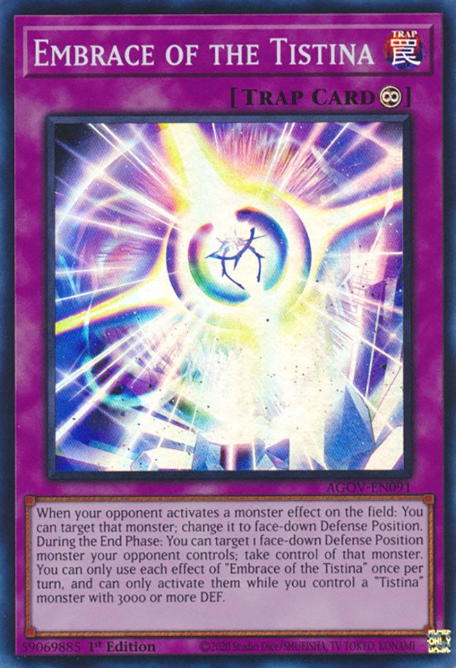 Embrace of the Tistina [AGOV-EN091] Super Rare | Jomio and Rueliete's Cards and Comics