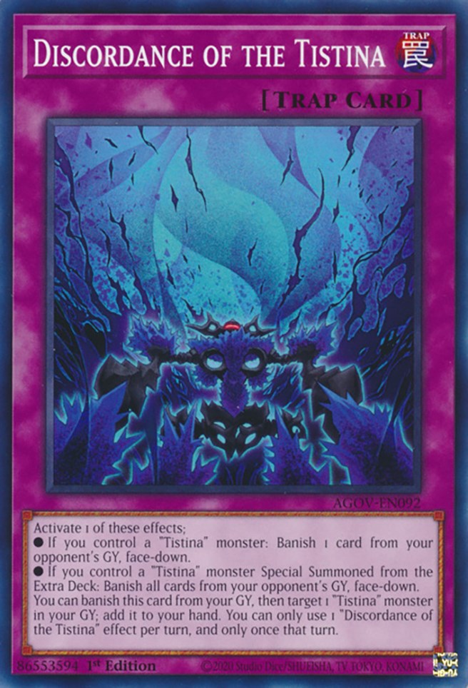 Discordance of the Tistina [AGOV-EN092] Common | Jomio and Rueliete's Cards and Comics