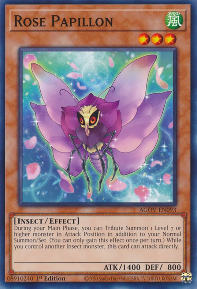 Rose Papillon [AGOV-EN093] Common | Jomio and Rueliete's Cards and Comics