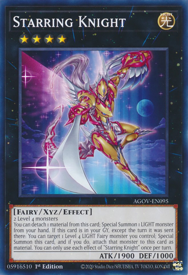 Starring Knight [AGOV-EN095] Common | Jomio and Rueliete's Cards and Comics