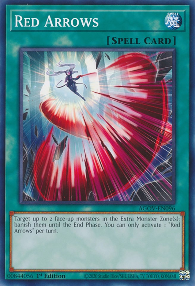 Red Arrows [AGOV-EN096] Common | Jomio and Rueliete's Cards and Comics