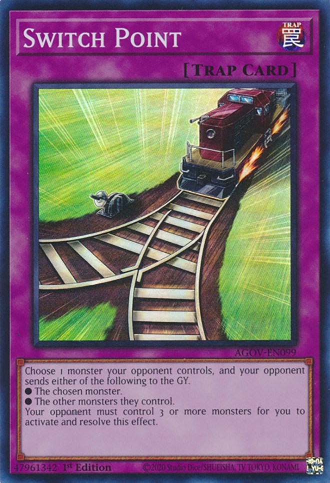 Switch Point [AGOV-EN099] Super Rare | Jomio and Rueliete's Cards and Comics