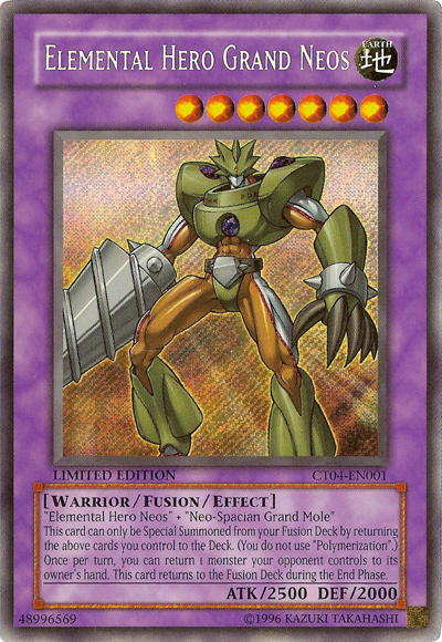 Elemental HERO Grand Neos [CT04-EN001] Secret Rare | Jomio and Rueliete's Cards and Comics