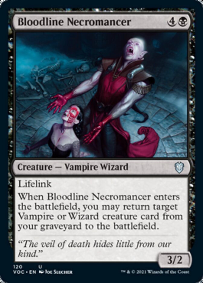 Bloodline Necromancer [Innistrad: Crimson Vow Commander] | Jomio and Rueliete's Cards and Comics