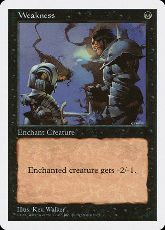 Weakness [Fifth Edition] | Jomio and Rueliete's Cards and Comics