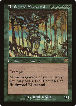 Rushwood Elemental [Mercadian Masques] | Jomio and Rueliete's Cards and Comics