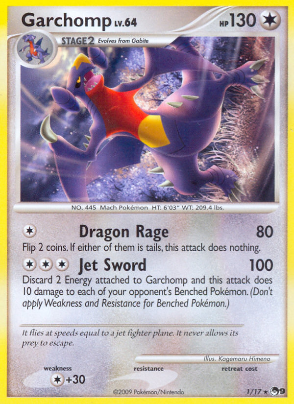 Garchomp (1/17) [POP Series 9] | Jomio and Rueliete's Cards and Comics