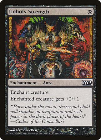 Unholy Strength [Magic 2011] | Jomio and Rueliete's Cards and Comics