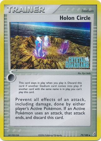 Holon Circle (79/100) (Stamped) [EX: Crystal Guardians] | Jomio and Rueliete's Cards and Comics