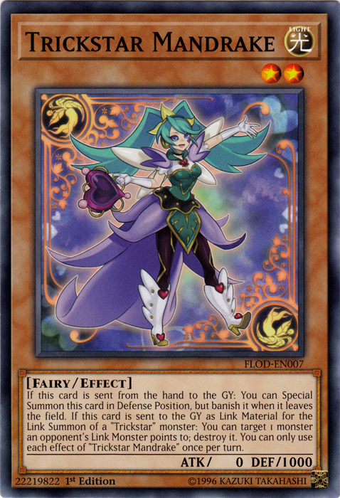 Trickstar Mandrake [FLOD-EN007] Common | Jomio and Rueliete's Cards and Comics