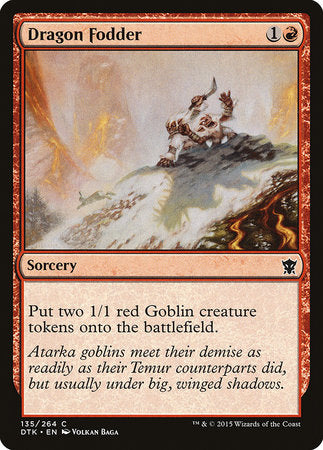 Dragon Fodder [Dragons of Tarkir] | Jomio and Rueliete's Cards and Comics