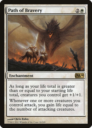 Path of Bravery [Magic 2014] | Jomio and Rueliete's Cards and Comics