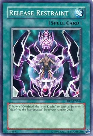 Release Restraint [DR3-EN164] Common | Jomio and Rueliete's Cards and Comics
