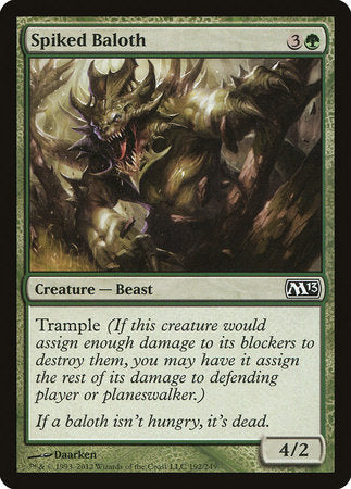 Spiked Baloth [Magic 2013] | Jomio and Rueliete's Cards and Comics