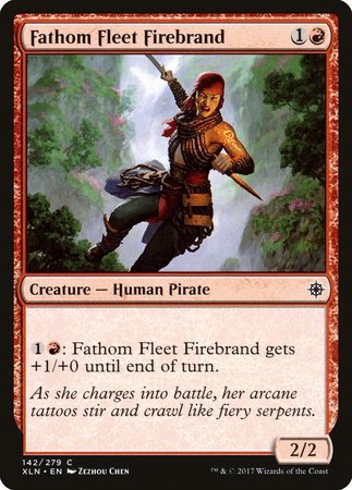 Fathom Fleet Firebrand [Ixalan] | Jomio and Rueliete's Cards and Comics